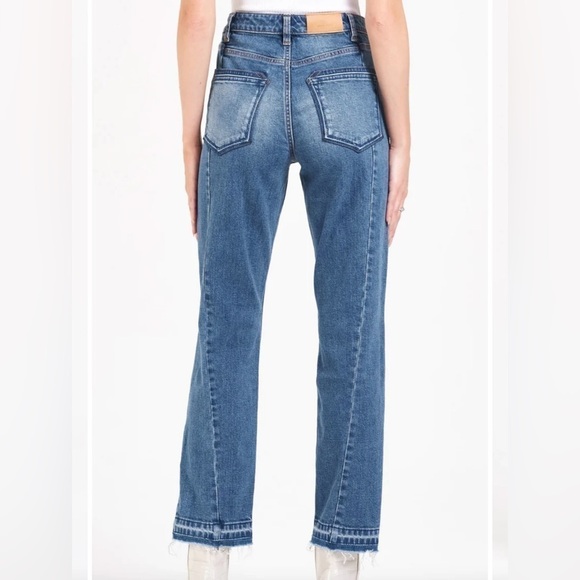 DEAR JOHN Jodi Super High Rise Straight Jeans, Size 31 (v) - Picture 2 of 11